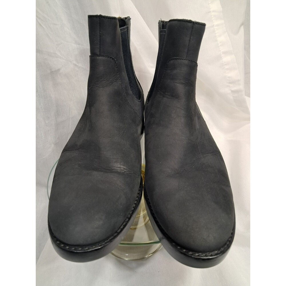 Cole Haan Women's Reid Waterproof Suede Black Ankle Boot 7.5 - Picture 5 of 14